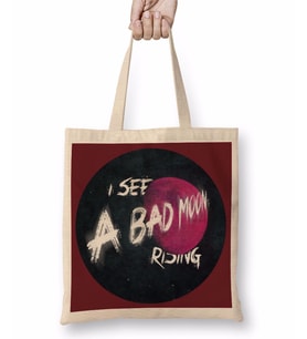 Creedence Clearwater Bad moon Rising Bez Çanta Uzun Saplı
