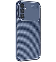 Galaxy A26 Kılıf Auto Focus Karbon Kapak - Lacivert
