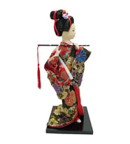 Japon Kimonolu Geyşa Bebek Biblo 30 cm No.19