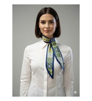 Akdeniz Fular Bandana – Estascarf 100x6,5 cm (Mavi)