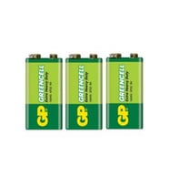 3 Adet 1604g-b Greencell Extra Güçlü 9 Volt Pil (9VOLT ÇİFT BAŞLI PİL)