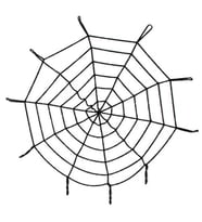 Halloween Cadılar Bayramı Örümcek Ağ Dekor Siyah