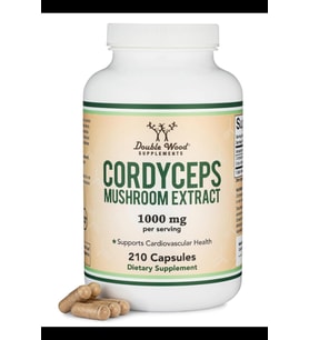 DoubleWood  Cordyceps Mushroom Extract 210 Capsul.Tr Tek Yetkili SATICISI OZELSPORCUGIDALARI'DIR.3935 (Renksiz)