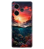 Pova 6 Pro (LI9) Kılıf Boutique Baskılı Resimli Okyanus Pcode -067