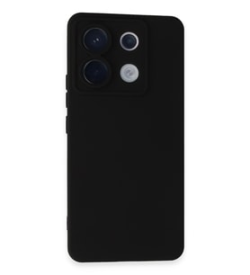 Redmi Note 13 5G Kılıf Nano Içi Kadife Silikon - Siyah