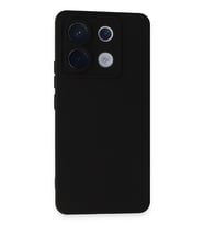Redmi Note 13 5G Kılıf Nano Içi Kadife Silikon - Siyah