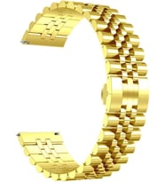 Huawei İle Uyumlu GT2 46mm KRD-36 22mm Metal Kordon, Gold