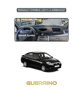 RENAULT SYMBOL 2011+ AIRBAGSIZTORPİDO KORUMA HALISI GRİ KENAR
