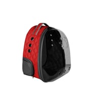 Markapet Kapitone Astronot Kedi Köpek Taşıma Çantası 28*32*40 cm Kırmızı