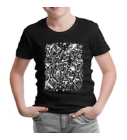 Clown Siyah Çocuk Tshirt