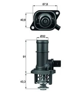 MAHLE TI16105 Termostat 06A121114