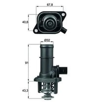 MAHLE TI16105 Termostat 06A121114