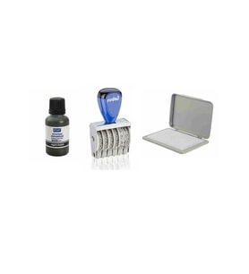 SIRDAŞ NUMARATÖR SETİ 5MM 6 HANE + ISTAMPA MÜREKKEBİ + ISTAMPA
