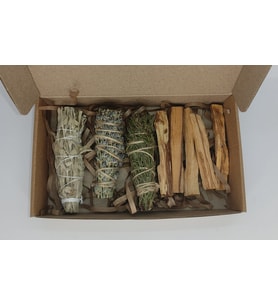 Doğal Ağaç ve Bitki Tütsü Seti ( Beyaz Adaçayı-Lavanta-Ardıç-Palo Santo )