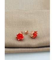LOTUS ÇİÇEĞİ GÜMÜŞ KÜPE