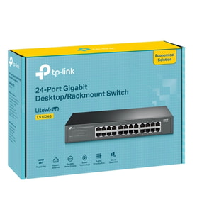 TP-LINK LS1024G 24 PORT GIGABIT MASAÜSTÜ RACKMOUNT SWITCH