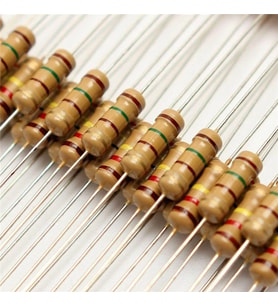 1/2W 820K Ohm Karbon Film Direnç x 10 adet (rf022) (Kahverengi)