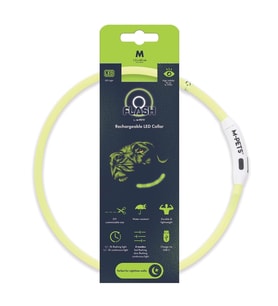 M-Pets Flash Led Boyun Tasma Yeşil (M)