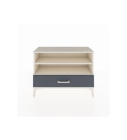 Arges Şifonyer 2 Raflı Tek Çekmeceli 88x30x64 Aytaşı-Antrasit