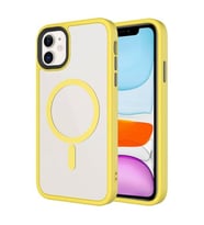 Coverzone ?Phone 11 ile Uyumlu Sert PC Arka Y�zey Wireless ?arj �zellikli Buzlu Saydam ZF Kapak