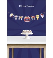 Lunapark Temalı Büyük Banner *Kalın Kağıt 150cm