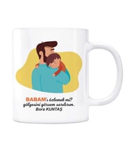 Babam Kişiye Özel İsimli Kupa Bardak - Özlemek mi 2