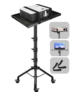 Lastvoice LP-22 Tekerlekli Ayarlanabilir Yüksek Kaliteli Projeksiyon Standı Sehpası 73-163 Cm