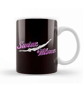 Swim Mom Swimmer Mother Swimming Water Sports Instructor Kupa Bardak Porselen