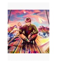 J-hope ""bahar Günü"" Tablo Ahşap Poster Dekoratif Kod2274