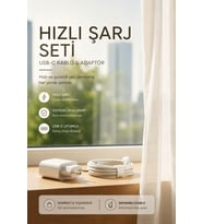 35W Type-C Hızlı Şarj Adaptörü ve Kablo Seti