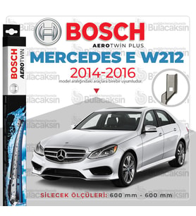 Bosch Aerotwin Muz Silecek Takımı Mercedes E W212 2014-2016 ile uyumlu