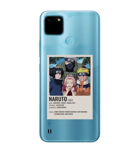 Realme C21Y/C25Y Uyumlu Naruto Anime Desenli Şeffaf Telefon Kılıfı