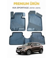 Kia Sportage 2010-2015 ile Uyumlu 3D Oto Paspas Premium