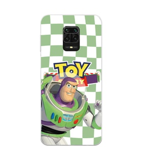 Redmi Note 9 Pro/Note 9S Uyumlu Toy Story Buzz Desenli Şeffaf Telefon Kılıfı