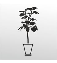 Folyo Sticker Vazo 50cm Uzunluk (Karışık)