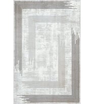 Eliana Home Baskılı, Yıkanabilir Kaymaz Taban Salon Halısı LNA0752 100x150 cm (Gri)