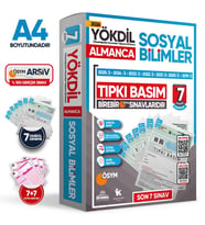 2026 YÖKDİL Almanca SOSYAL BİLİMLER ÖSYM Çıkmış Soru Tıpkı Basım 7li Deneme Paketi Türkiye Geneli