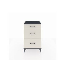 Kronos Komodin 3 Çekmeceli 60x59x96 Antrasit-Aytaşı