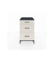 Kronos Komodin 3 Çekmeceli 60x59x96 Antrasit-Aytaşı