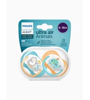Philips Avent Ultra Air Animals 2li Emzik 6-18 Ay - Unisex (Çok Renkli)