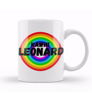 Kawhi Leonard   Basketball gifts Vintage Retro Rainbow Quotes For BOYS AND Dad Kupa Bardak Porselen