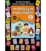 Stickerlı 5+ Yaş Muhteşem Matematik