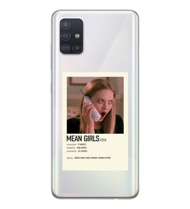 Samsung Galaxy A51 Uyumlu Mean Girls Tasarımlı Şeffaf Telefon Kılıfı