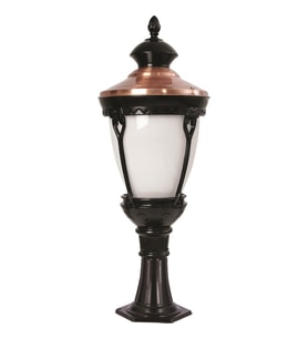 AVONNI BSU-68026-BSY-KOP Kahverengi/Siyah Boyalı Dış Mekan Aydınlatma E27 Aluminyum Polikarbon Cam 30cm