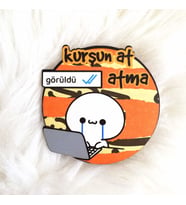 Ahşap Bardak Altlığı Görüldü Atma
