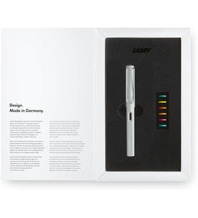 Lamy Safari Dolma Kalem Metal Klips M Uç All White Renkli Halkalı Özel Set