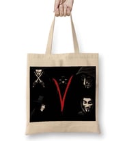 V For Vendetta Blood in V Bez Çanta Uzun Saplı