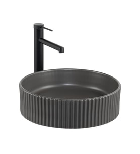 E-W1001MF Tezgah Üstü Mat Füme Lavabo