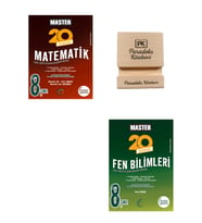 Okyanus LGS 8. Sınıf Master 20 Matematik ve Fen Bilimleri Denemesi + Telefon Standı