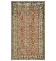 Yün Vintage El Dokuma Halı 147x258 cm 9883